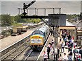 SD7916 : "The Diesel" at Ramsbottom Station by David Dixon