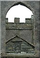 NR2163 : Kilchoman church ruins - interior through window by Rob Farrow