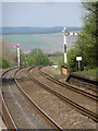 SK1285 : Edale: semaphore signals by Chris Downer