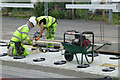 SK5337 : NET workers on Fletcher Road (set of 2 images) by David Lally