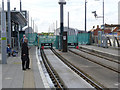 SK5739 : Nottingham Station tram terminus by Alan Murray-Rust