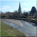 SN4006 : Mud island in the Gwendraeth Fach river, Kidwelly by Jaggery