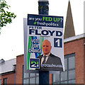 J5081 : 'NI 21' election poster, Bangor by Rossographer