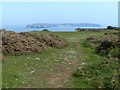 SS0997 : Looking from Lydstep Point towards Caldey Island by Robin Drayton