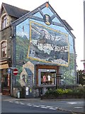 SO0451 : Llywelyn mural by Bill Nicholls