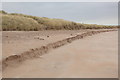 NU2326 : Sand dunes and blowing sand, Beadnell Bay by Rob Noble