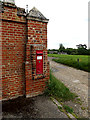 TL8646 : Long Melford Church Victorian Postbox by Geographer