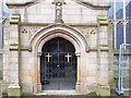 SJ9499 : North Doorway, Ashton Parish Church by David Dixon