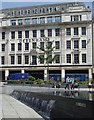 SK5739 : Water feature and Debenhams store, Nottingham by Andrew Hill