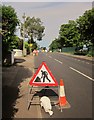 SX9065 : Roadworks, Cricketfield Road, Torquay by Derek Harper