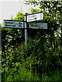 TM4280 : Roadsign on Church Hill by Geographer