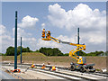 SK5637 : Overhead installation near Wilford by Alan Murray-Rust