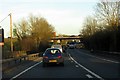 SP4810 : The A40 runs under the Wolvercote viaduct by Steve Daniels