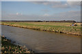 TL2287 : Looking across New Dyke towards Holme Fen by Hugh Venables