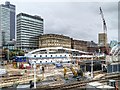 SJ8499 : Manchester Victoria Station Redevelopment, July 2014 by David Dixon