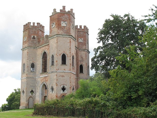 North corner of Powderham Belvedere