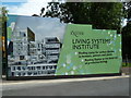 SX9194 : Exeter University - building site hoarding by Chris Allen