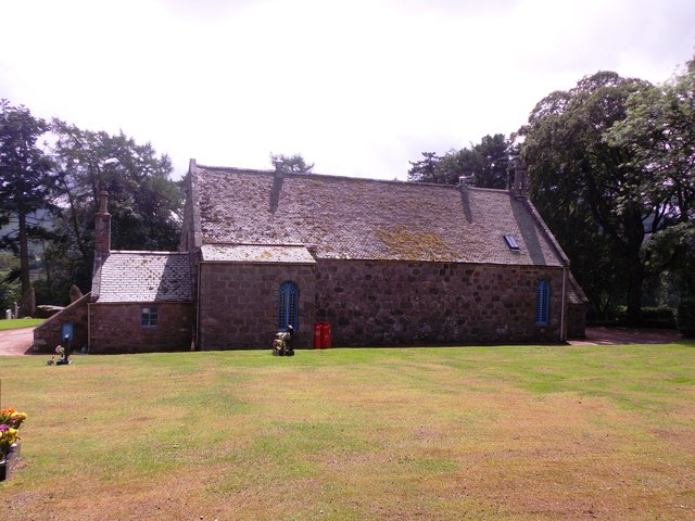 Northern elevation of Midmar Church