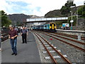 SH7045 : Arrival at Blaenau Ffestiniog by Richard Hoare