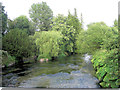 SU4344 : The River Test upstream from Mill Lane Bridge by Stuart Logan