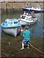 NT9167 : Coastal Berwickshire : Pulling The Boats Ashore by Richard West