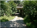 SD7665 : Railway bridge over lane, Eldroth by Humphrey Bolton