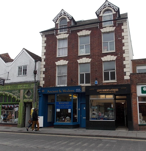 Two antiques shops in Salisbury