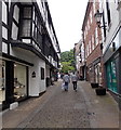 SJ4912 : Walking along Butchers Row, Shrewsbury by Jaggery