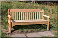 TQ2687 : Memorial Bench, Parkland, Kenwood, Hampstead, London NW3 by Christine Matthews