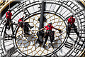 TQ3079 : Cleaning the Clock Face, "Big Ben", Elizabeth Tower, Palace of Westminster by Christine Matthews