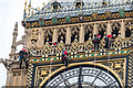 TQ3079 : Cleaning the Clock Face, "Big Ben", Elizabeth Tower, Palace of Westminster by Christine Matthews