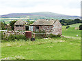 NY5546 : Ruined barn above Walmersyke by Oliver Dixon