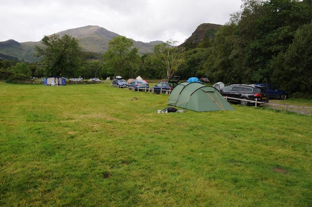 Tents on Cae Du Campsite