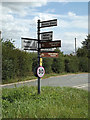 TM0537 : Roadsign on the B1070 Hadleigh Road by Geographer