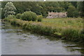 SP1106 : Bibury: cottages on Arlington Row, seen across the meadows on Rack Isle by Christopher Hilton