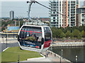 TQ4080 : Emirates Cable Car across the Thames, London E1 by Christine Matthews