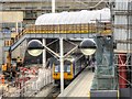 SJ8499 : New Footbridge at Victoria Station by David Dixon