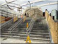 SJ8499 : Manchester Victoria Redevelopment - New Footbridge To Arena by David Dixon