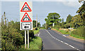 J2264 : Height restriction signs near Lissue, Lisburn (September 2014) by Albert Bridge