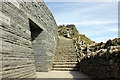 SH6054 : Steps and Entrance to Hafod Eryri by Jeff Buck