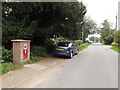 TM2788 : Norwich Road & The Old Post Office George V Postbox by Geographer