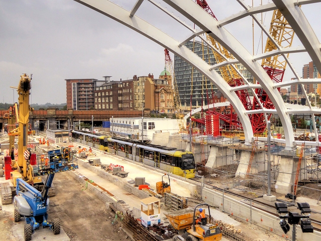 Construction Site at Manchester Victoria Station (Sept 2014)