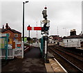 SJ3033 : Semaphore signal GN4 at Gobowen railway station by Jaggery