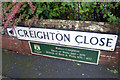 ST5645 : Creighton Close by Des Blenkinsopp