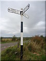 NT5166 : Rural East Lothian : ELCC Fingerpost West Of Woodhead Farm by Richard West