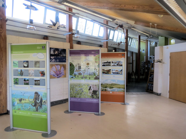 DIsplay Panels in the Visitor Centre, College Lake