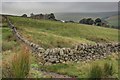 SJ9869 : Dry Stone Wall Corner by Mick Garratt