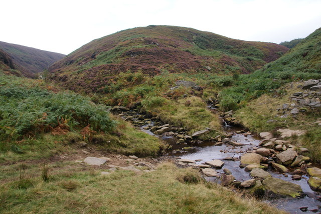 Confluence of Reap Hill Clough and Dean Clough