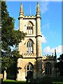 SU3368 : West elevation, St Lawrence's Church, Parsonage Lane, Hungerford by Brian Robert Marshall