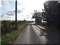 TL7451 : Entering Hundon on the B1063 Stradisall Road by Geographer